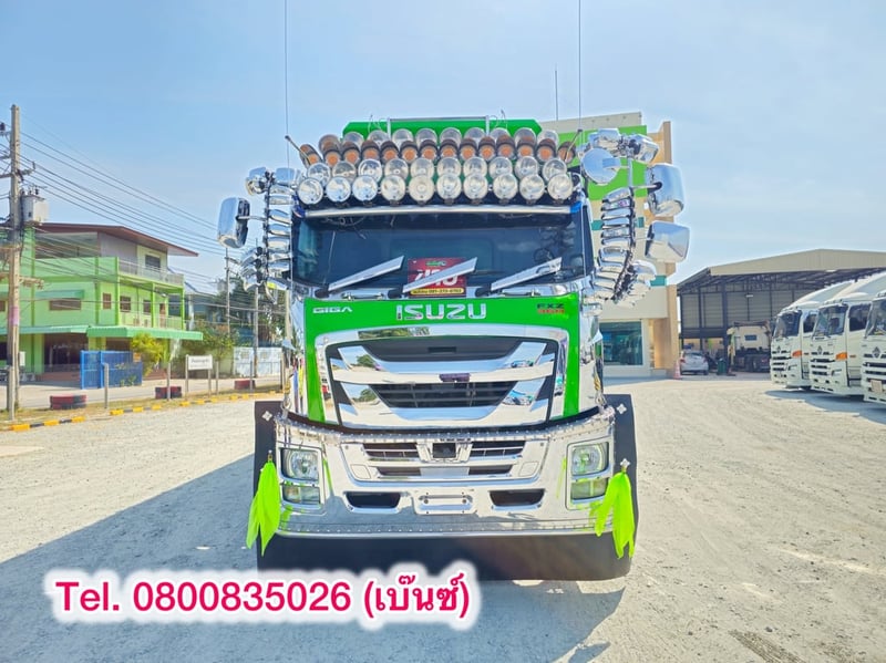 🚚💨 สิบล้อดั้มพ์ISUZU FXZ 360 แรง ปี 2565 แม่ยาว 6.2 กว้าง 2.55 สูง 1.67  หางดั้มพ์  สามเพลา  อู่ ส.สมบัติ  ปี 2565(2868,2869)