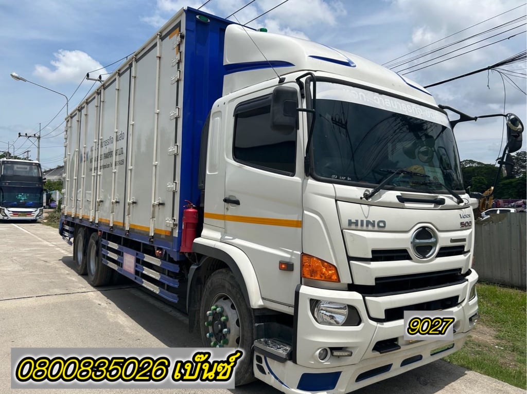 โปรโมชั่นสุดพิเศษ สดลดVAT สิบล้อตู้สิบบาน HINO FL8J  260 แรง ปี 2565 (9027)