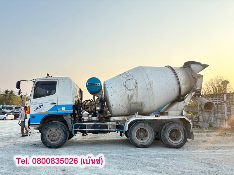 สิบล้อโม่ปูน H INO FM1A 330 แรงม้า ปี 55 (1281) สิบล้อโม่ปูน H INO FM1A 330 แรงม้า ปี 55 (1281)