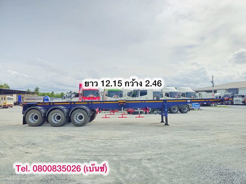 📣 ล้างสต๊อกครั้งใหญ่ หมดแล้วหมดเลย📣  💥 หางก้าง สามเพลา อู่ RCK ปี 2564 ยาว 12.15 กว้าง 2.46(6338) 