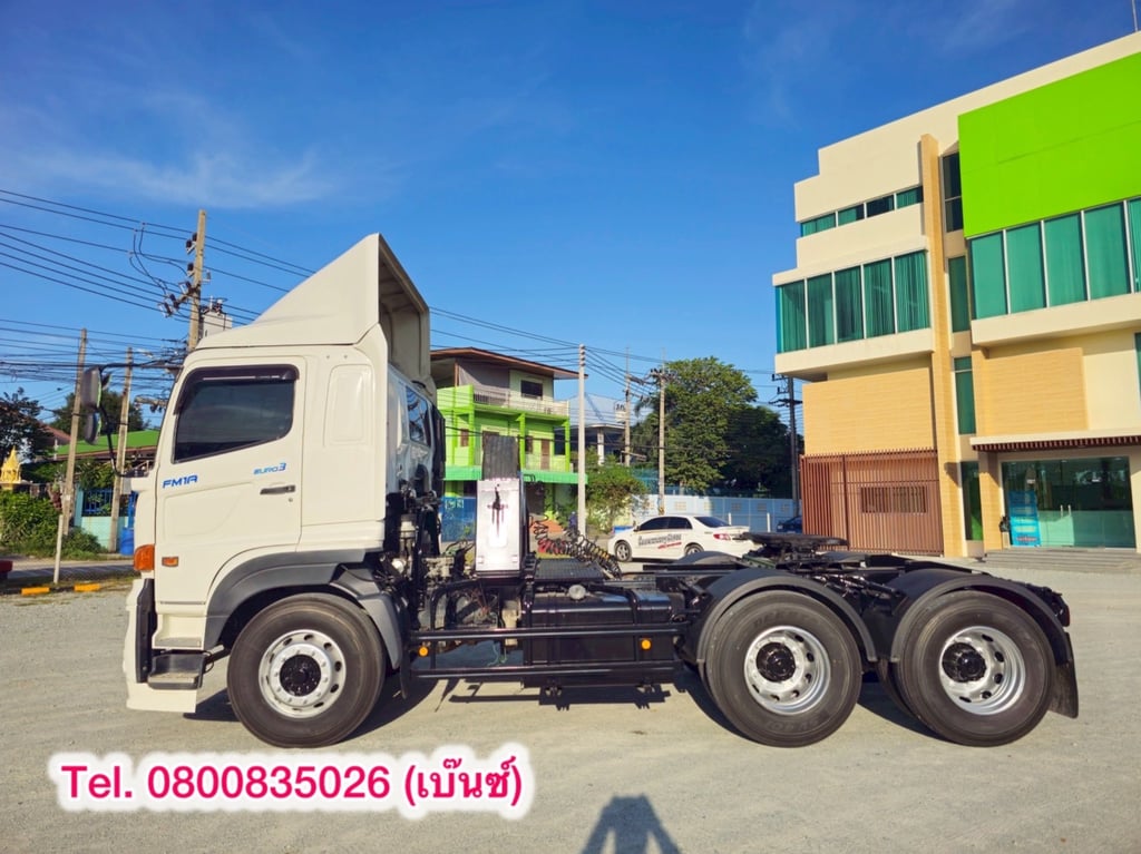 HINO FM 344แรงม้า รถบรรทุก 10ล้อ หัวลาก เฉพาะหัว ปี2022 เลขไมล์น้อยกว่า 100,000 กม.