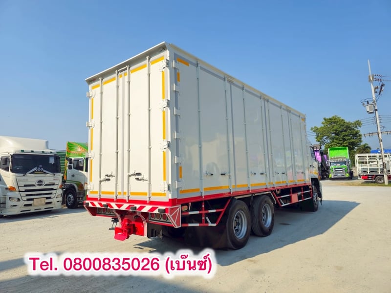 ‼️ รถบรรทุกสภาพดี ราคาดีต่อใจ‼️  🚚💨 สิบล้อตู้สิบบาน HINO FL1A  344 แรง ปี 2562 ตู้วัดนอกยาว 7.60 กว้างใน 2.45 สูงใน 2.55 กว้างนอก 2.60 (5920)