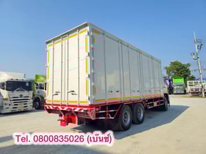 🚚💨 สิบล้อตู้สิบบาน HINO FL1A  344 แรง ปี 2562 ตู้วัดนอกยาว 7.60 กว้างใน 2.45 สูงใน 2.55 กว้างนอก 2.60 (5920)