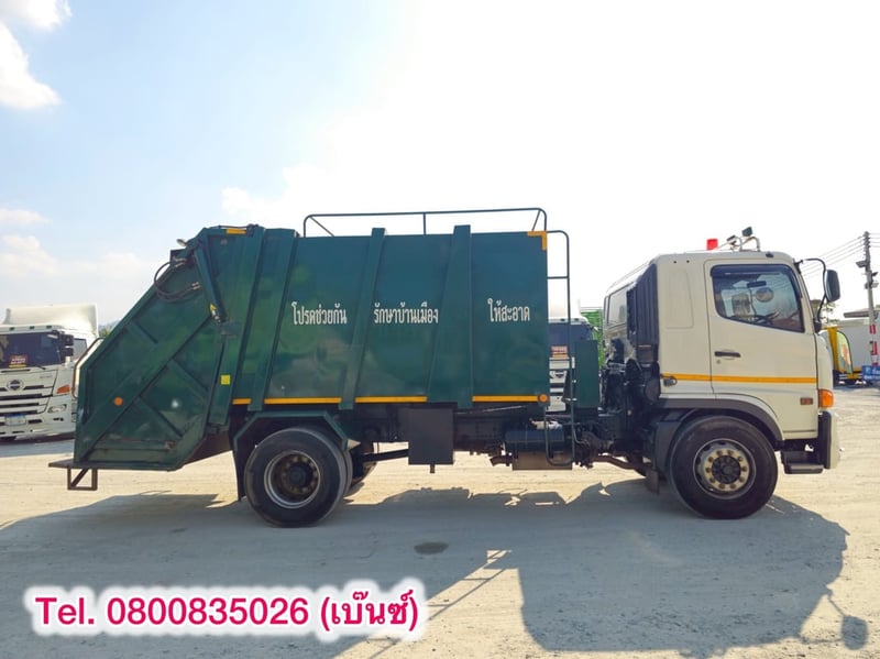 🔥โปsลดกระหน่ำต่ำกว่าทุน 🔥 ****เหลือเพียง 1,650,000.-****  🚚💨หกล้อบรรทุกขยะ HINO FG8J 240 แรง ปี 2566 (4084)