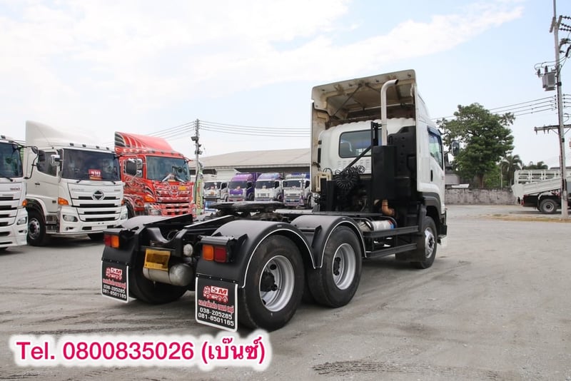ISUZU GXZ 360แรงม้า รถบรรทุก หัวลาก 10ล้อ หัวลาก เฉพาะหัว ปี2017 เลขไมล์น้อยกว่า 5,000 กม.