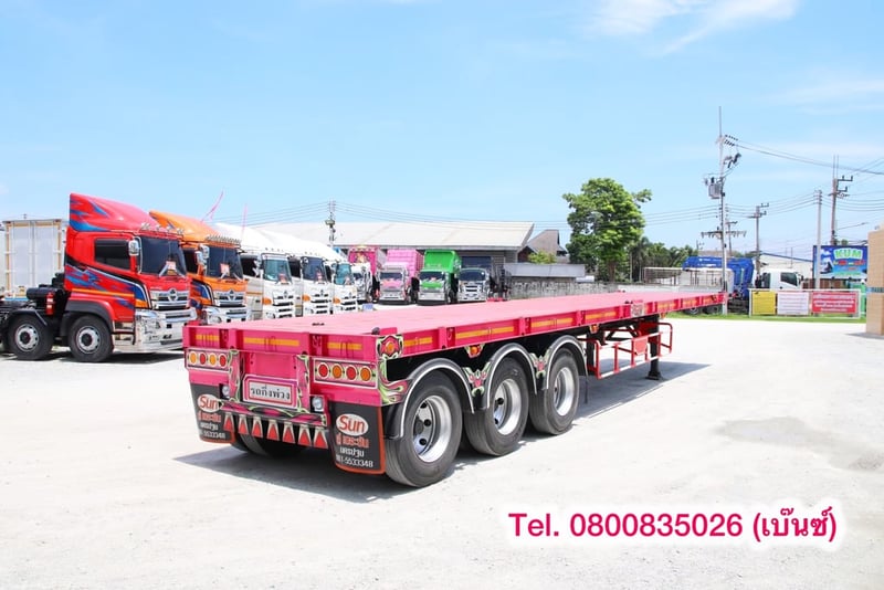 📣 ล้างสต๊อกครั้งใหญ่ หมดแล้วหมดเลย📣 💥 หางพื้นเรียบ สามเพลา อู่เดอะซัน ปี 2565 (0376) 📣 ล้างสต๊อกครั้งใหญ่ หมดแล้วหมดเลย📣 💥 หางพื้นเรียบ สามเพลา อู่เดอะซัน ปี 2565 (0376)