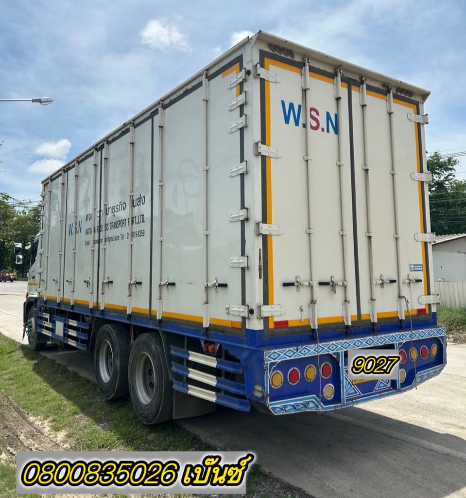 โปรโมชั่นสุดพิเศษ สดลดVAT สิบล้อตู้สิบบาน HINO FL8J  260 แรง ปี 2565 (9027)