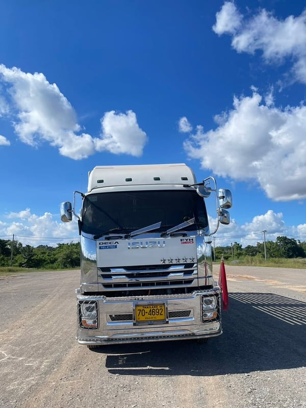 ISUZU FYH 360แรงม้า รถบรรทุก 12ล้อ กระบะคอกสูง ปี2024 ราคา 1,600,000 สภาพพร้อมใช้งาน ISUZU FYH 360แรงม้า รถบรรทุก 12ล้อ กระบะคอกสูง ปี2024 ราคา 1,600,000 สภาพพร้อมใช้งาน