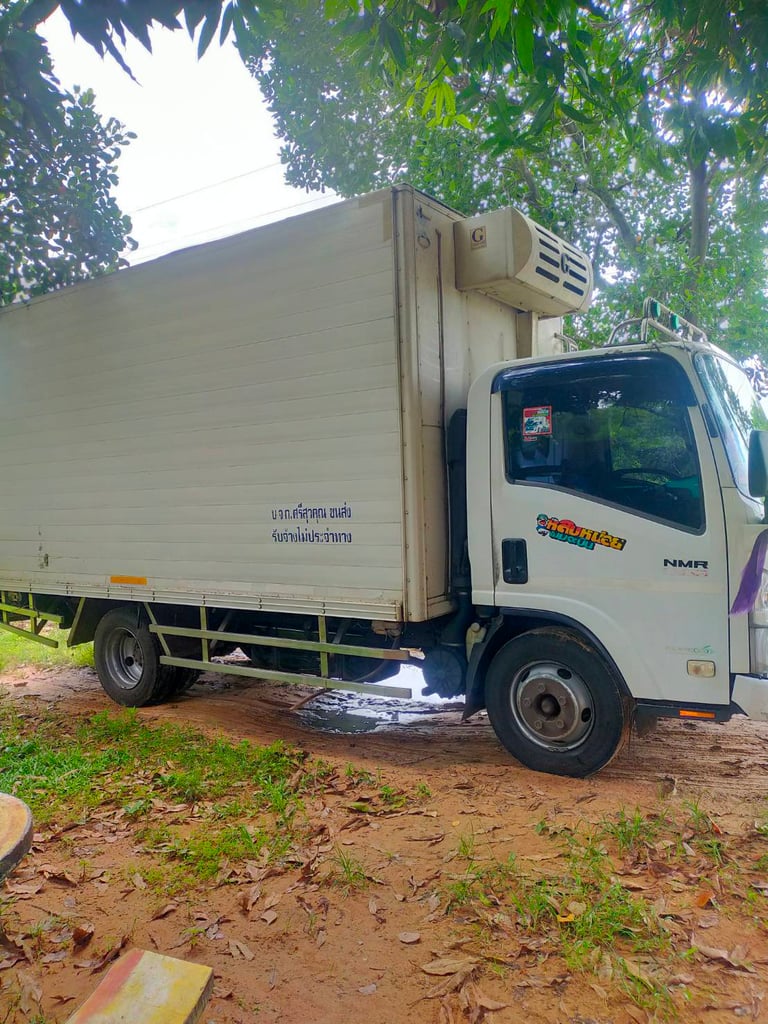 ขายรถบรรทุก ISUZU NMR130 ตู้เย็น ราคา 400,000 สภาพพร้อมใช้งาน จดทะเบียนปี 2560