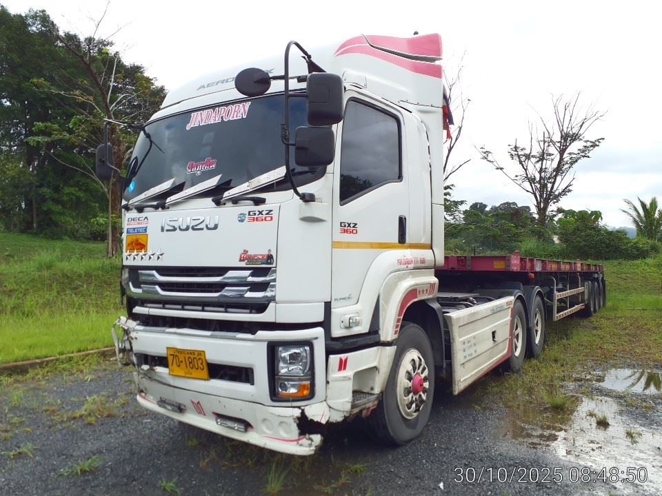 ISUZU GXZ รถบรรทุก 10ล้อ พ่วงแม่ลูก ปี2024 (70-1803 )