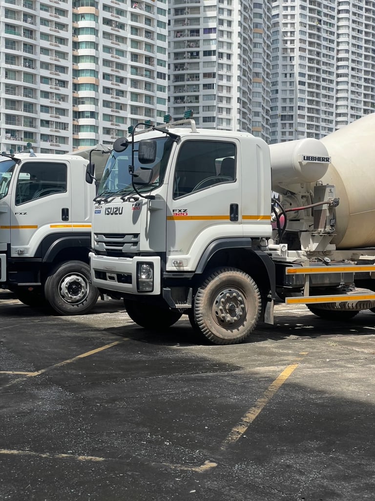 ISUZU FXZ 10ล้อ โม่ปูน