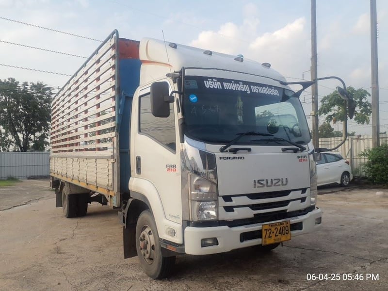 FRR 210แรง 6ล้อ กระบะคอกสูง ปี21 (72-2409 )