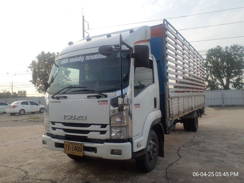 FRR 210แรง 6ล้อ กระบะคอกสูง ปี21 (72-2409 )