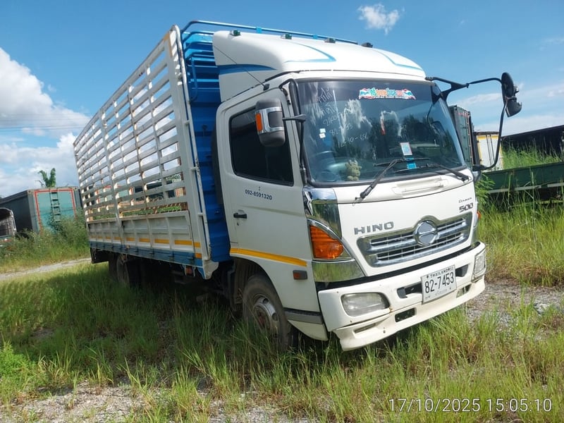 HINO FC รถบรรทุก 6ล้อ กระบะคอกสูง ปี2019 (82-7453 ) HINO FC รถบรรทุก 6ล้อ กระบะคอกสูง ปี2019 (82-7453 )