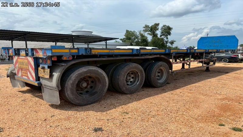 หางพ่วงพื้นเรียบ 12ล้อ (72-1626) หางพ่วงพื้นเรียบ 12ล้อ (72-1626)