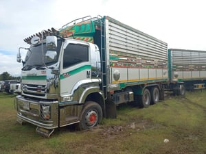 ISUZU FXZ รถบรรทุก 10ล้อ พ่วงแม่ลูก ปี2023 (86-5188)