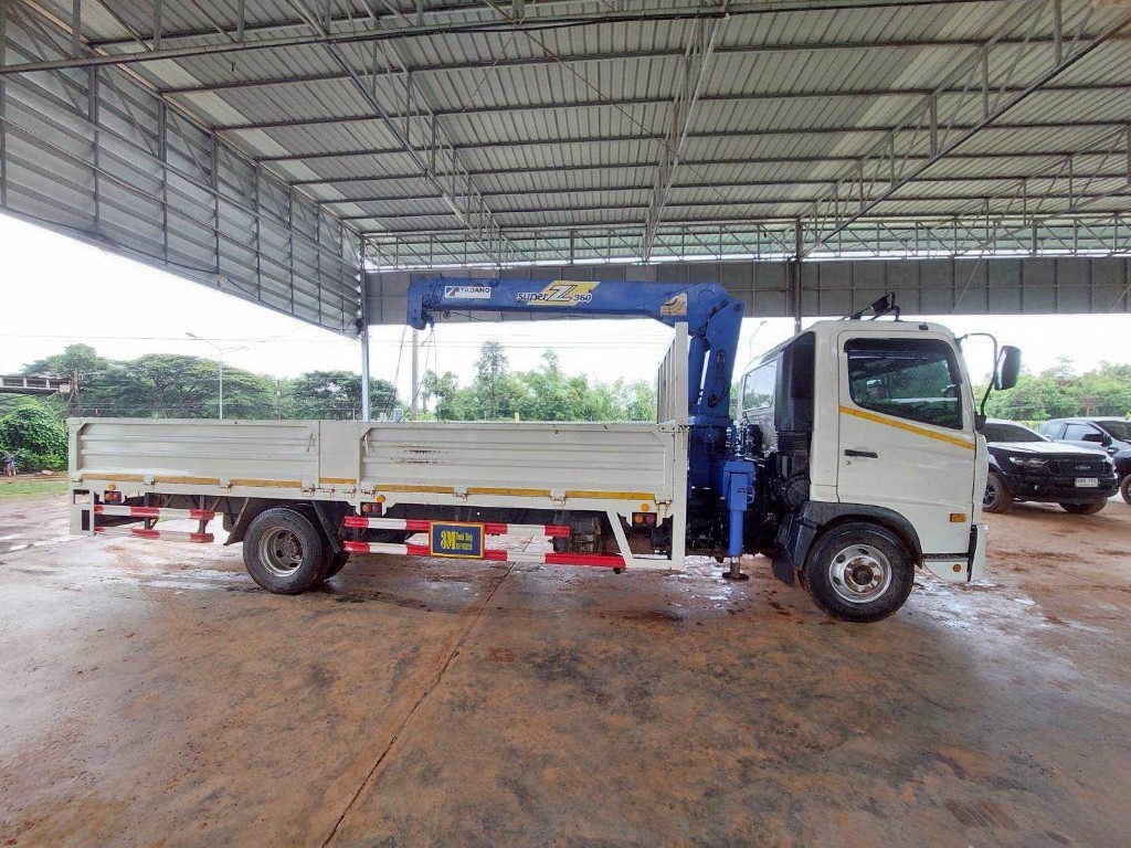HINO FC รถบรรทุก 6ล้อ กระบะเหล็กติดเครน ปี2023 (81-1421) HINO FC รถบรรทุก 6ล้อ กระบะเหล็กติดเครน ปี2023 (81-1421)
