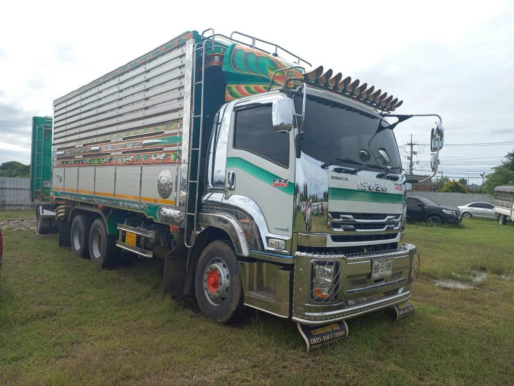 ISUZU FXZ รถบรรทุก 10ล้อ พ่วงแม่ลูก ปี2023 (86-5188)