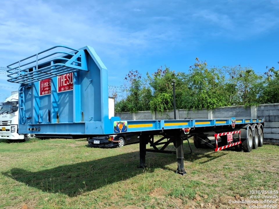 รถกึ่งพ่วงพื้นเรียบ 12 ล้อ (68-5840) รถกึ่งพ่วงพื้นเรียบ 12 ล้อ (68-5840)