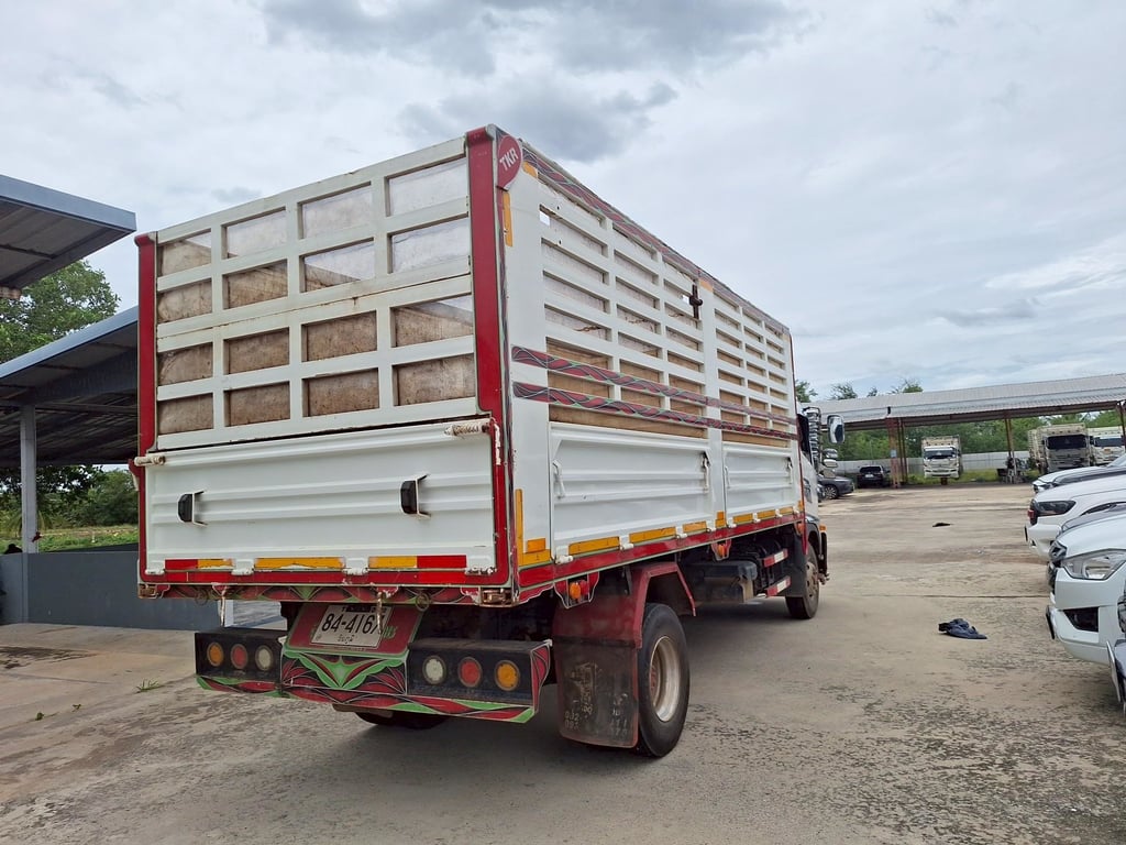 HINO FC รถบรรทุก 6ล้อ กระบะคอกสูง ปี2023  (84-4167)