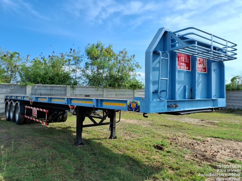 รถกึ่งพ่วงพื้นเรียบ 12 ล้อ (68-5840) รถกึ่งพ่วงพื้นเรียบ 12 ล้อ (68-5840)