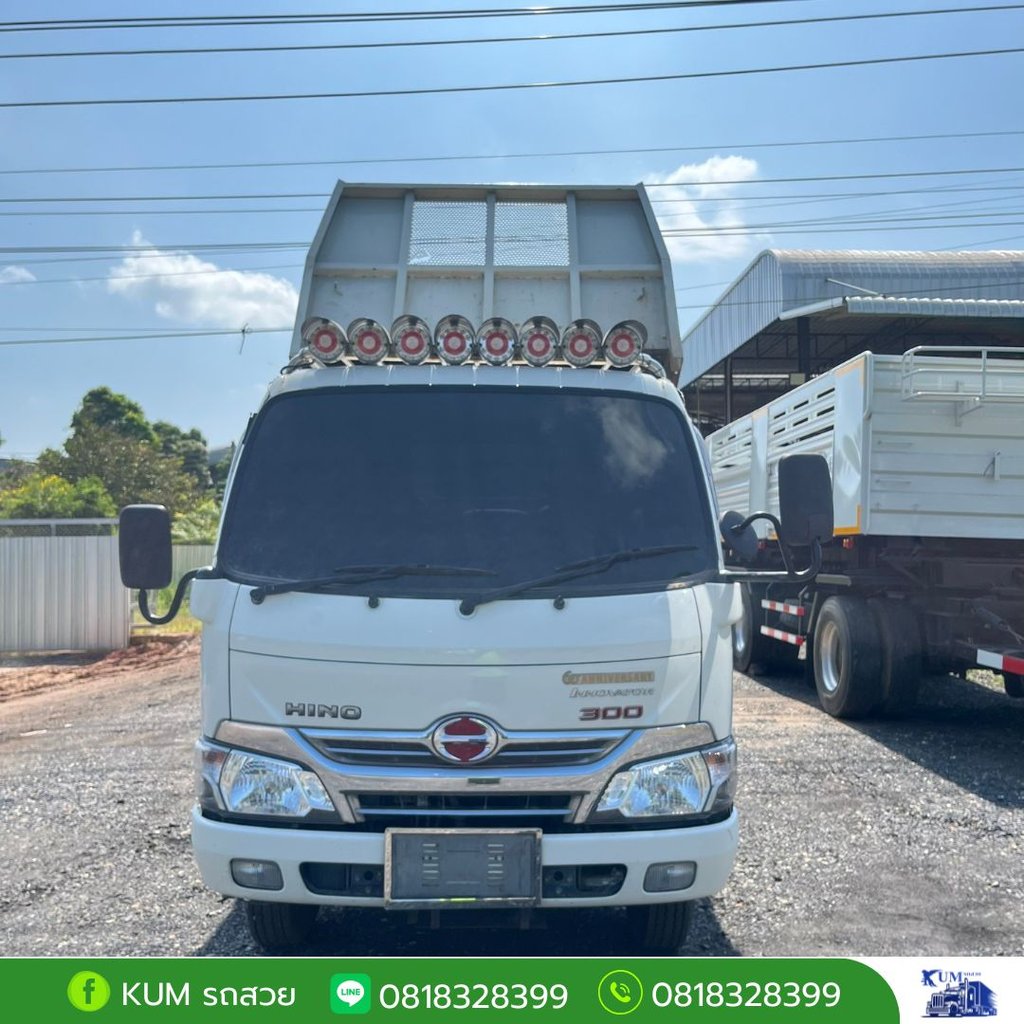 HINO - รถบรรทุก 6ล้อ ดั้มพ์ ปี2023 เลขไมล์น้อยกว่า 10,000 กม. HINO - รถบรรทุก 6ล้อ ดั้มพ์ ปี2023 เลขไมล์น้อยกว่า 10,000 กม.