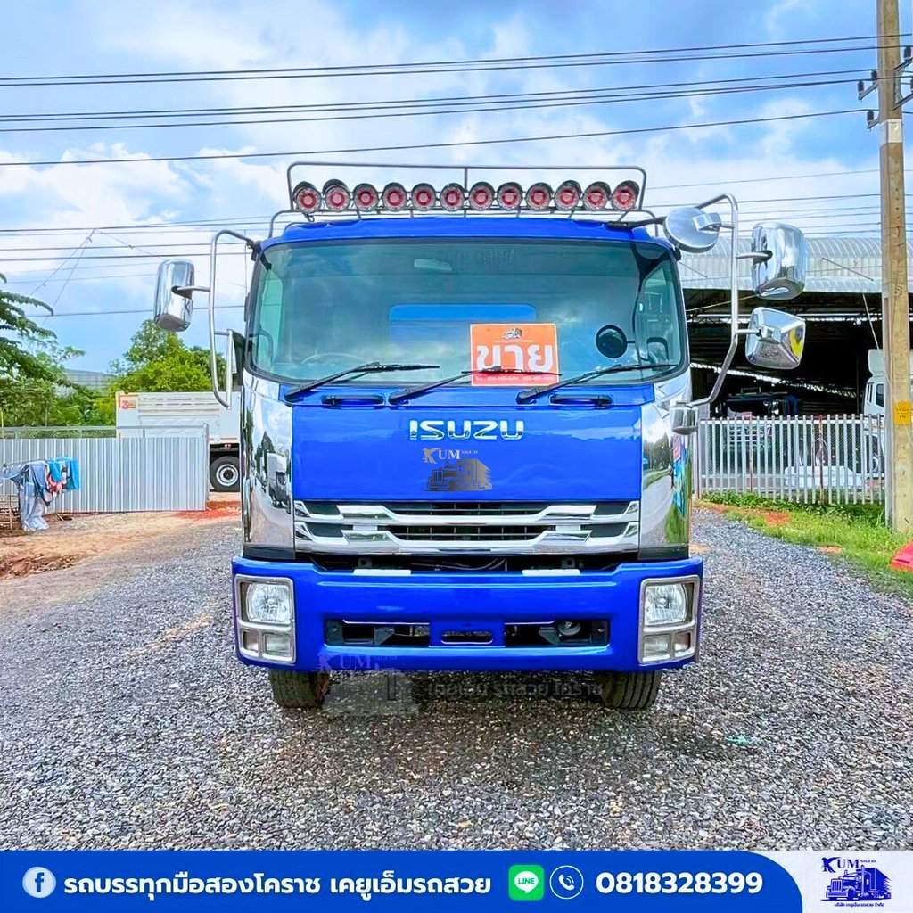 ISUZU FTR 240แรงม้า รถบรรทุก 6ล้อ ดั้มพ์ ปี2014