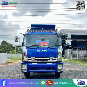 ISUZU FTR 240แรงม้า รถบรรทุก 6ล้อ ดั้มพ์ ปี2014 เลขไมล์ 180,000 กม.