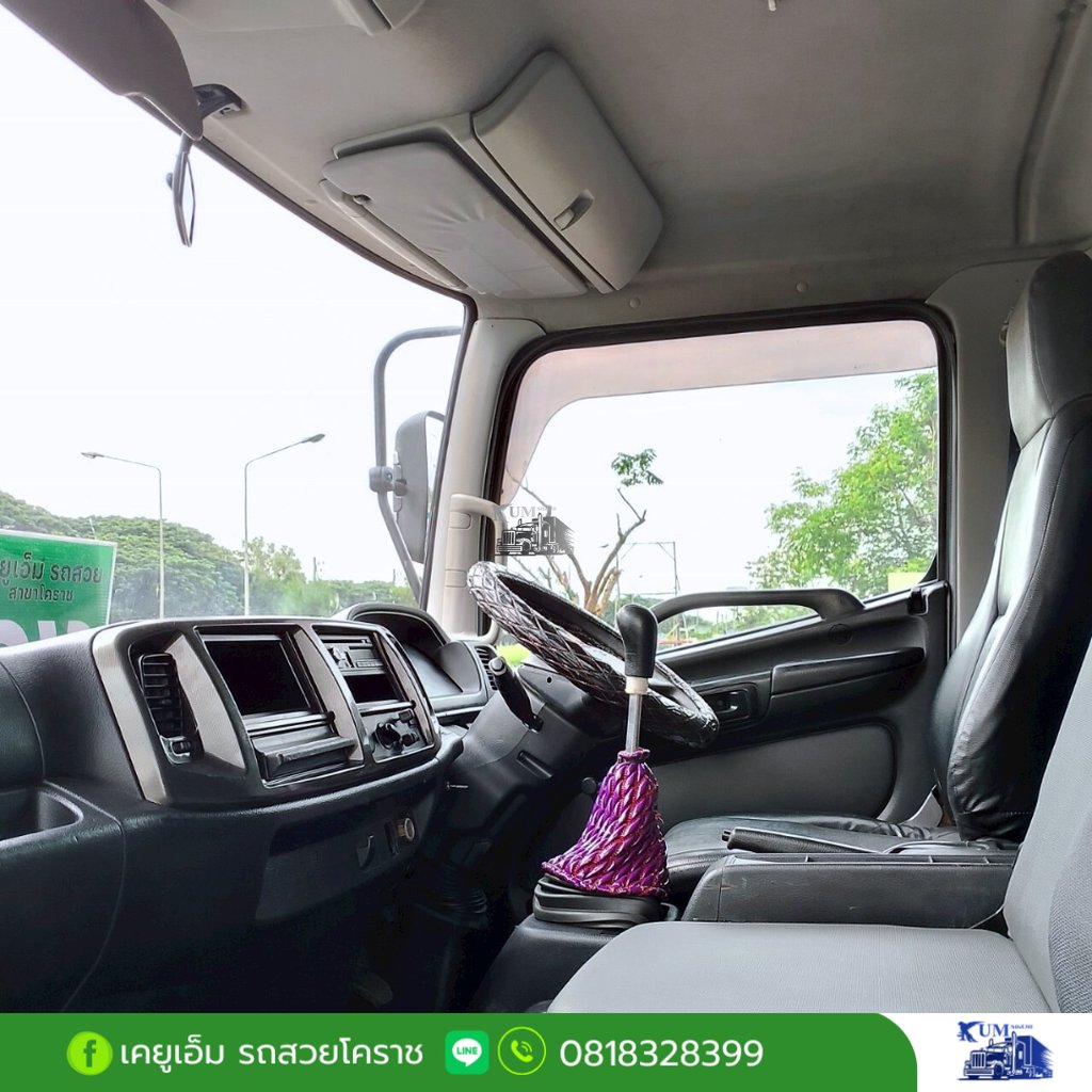 HINO FC 175แรงม้า รถบรรทุก 6ล้อ กระบะเหล็ก ปี2016 เลขไมล์ 300,000 กม.