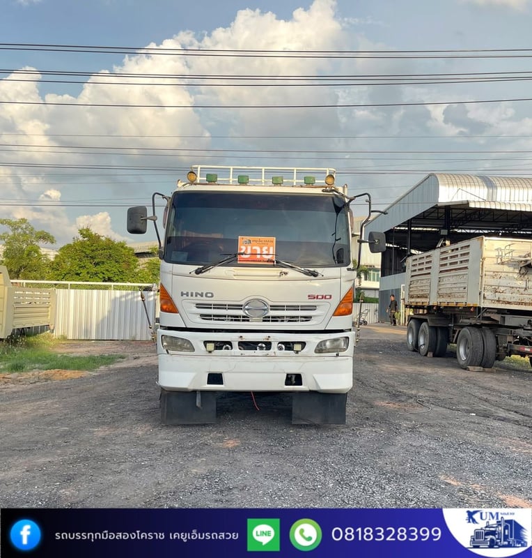 🔺HINO 344 สิบล้อกระบะคอกสูง ปี53 🔺HINO 344 สิบล้อกระบะคอกสูง ปี53