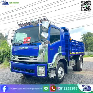 ISUZU FTR 240แรงม้า รถบรรทุก 6ล้อ ดั้มพ์ ปี2014 เลขไมล์ 180,000 กม.