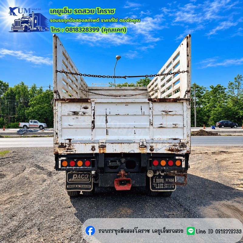 HINO FM 344แรงม้า รถบรรทุก 10ล้อ กระบะคอกสูง ปี2010