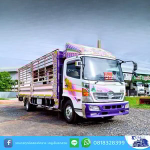 HINO FC 175แรงม้า รถบรรทุก 6ล้อ กระบะคอกสูง ปี2016 เลขไมล์ 300,000 กม.