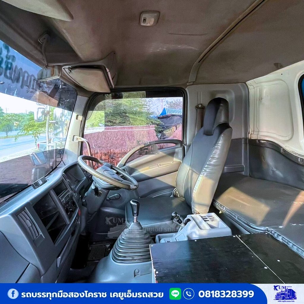 ISUZU FXZ 360แรงม้า รถบรรทุก 10ล้อ กระบะคอกสูง ปี2014 เลขไมล์ 800,000 กม.