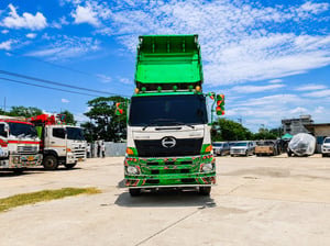 HINO HINO VICTOR 344  344แรงม้า รถบรรทุก หัวลาก 10ล้อ ดั้มพ์ ปี2017