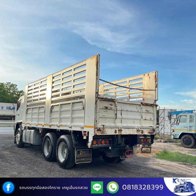 🔺HINO 344 สิบล้อกระบะคอกสูง ปี53 🔺HINO 344 สิบล้อกระบะคอกสูง ปี53