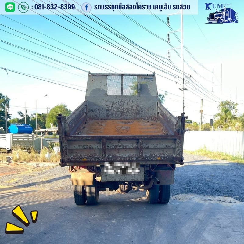 รถเข้าใหม่ 🎉 หกล้อดั้มพ์ 3 คิว รถเข้าใหม่ 🎉 หกล้อดั้มพ์ 3 คิว