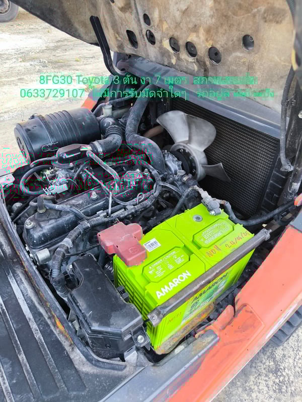 ฟอล์คลิฟ 3 ตัน Toyota 8FG30 งา 6 เมตร สภาพสวยมาก ฟอล์คลิฟ 3 ตัน Toyota 8FG30 งา 6 เมตร สภาพสวยมาก