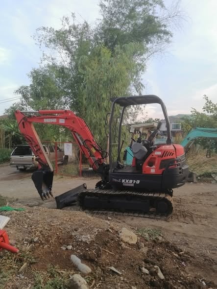 KUBOTA KX91-3 ปี 56   ไฟฟ้าเต็ม ระบบดี มีลายแย๊ก  ส่งฟรี