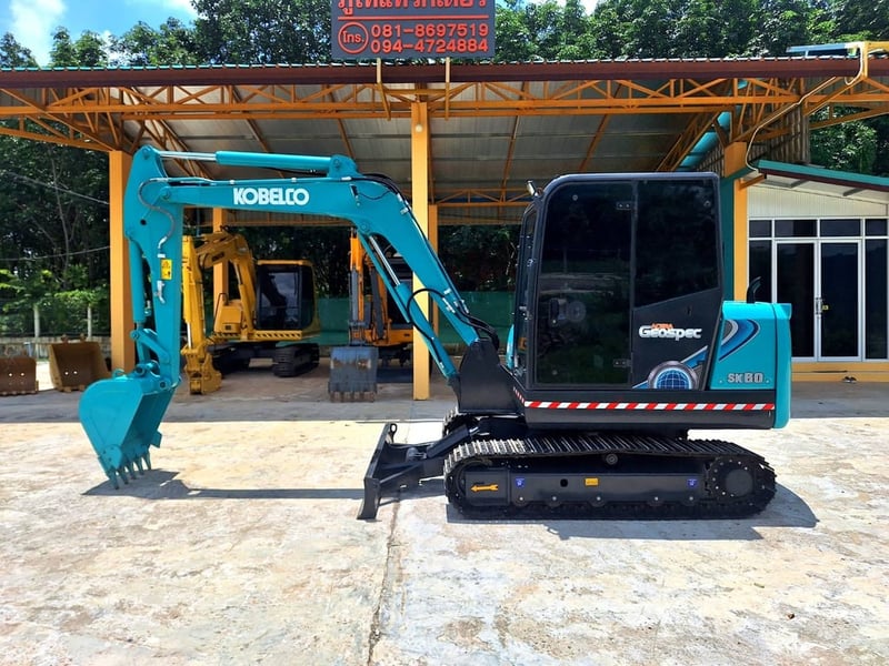KOBELCO SK60-8 มีลายแย็ก ระบบเร็ว เครื่องปั๊มดี นิ่มๆ KOBELCO SK60-8 มีลายแย็ก ระบบเร็ว เครื่องปั๊มดี นิ่มๆ