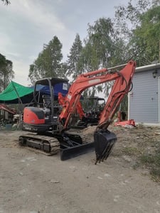 KUBOTA KX91-3 ปี 56   ไฟฟ้าเต็ม ระบบดี มีลายแย๊ก  ส่งฟรี