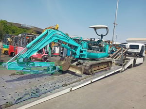 KOBELCO SK45 ลายแย็ก ปั๊มนิ้ว