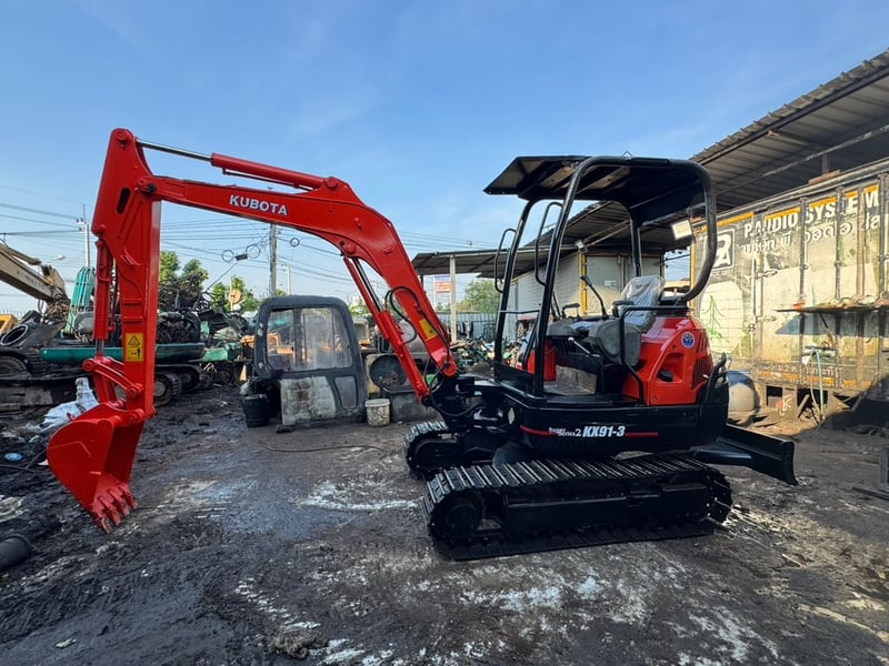 KUBOTA KX91-3 แถมเล่มทะเบียนใช้งานราชงานหลวงได้