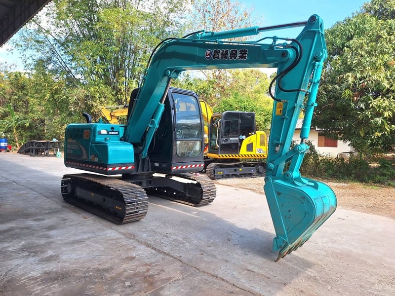 KOBELCO SK75-8  รุ่นนิยมพร้อมลายแย๊ก