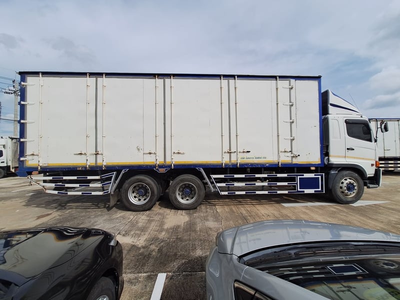 HINO FG 240 แรงม้า รถบรรทุก 6ล้อ ตู้แห้ง ปี 2021 เลขไมล์ 243,023 กม.