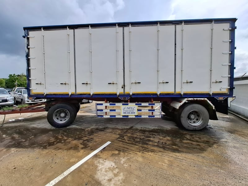 หางพ่วงตู้ 10 บาน อู่เอ็มอีซี 2009 การาจ 2 เพลา ปี 2021 (2564)