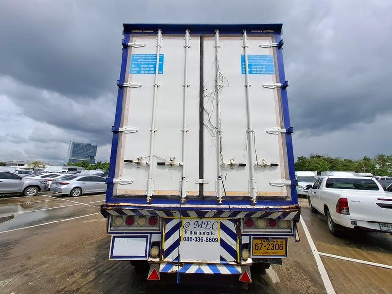 หางพ่วงตู้ 10 บาน อู่เอ็มอีซี 2009 การาจ 2 เพลา ปี 2021 (2564)