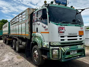 ขายรถพ่วง ISUZU FXZ 360แรงม้า  ดั้มพ์ ปี2013