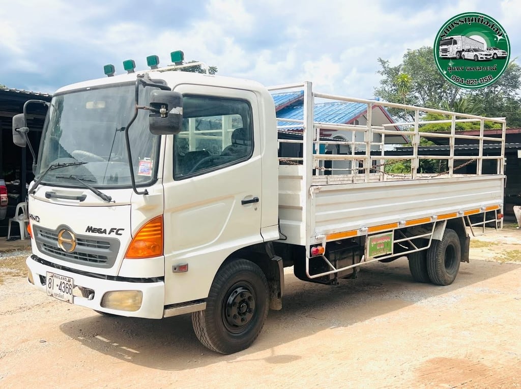 ขายครับ💢รถบรรทุก 6 ล้อ HINO MEGA FC 150HP TURBO EURO-2 ปี 50 รถห้างแท้ 