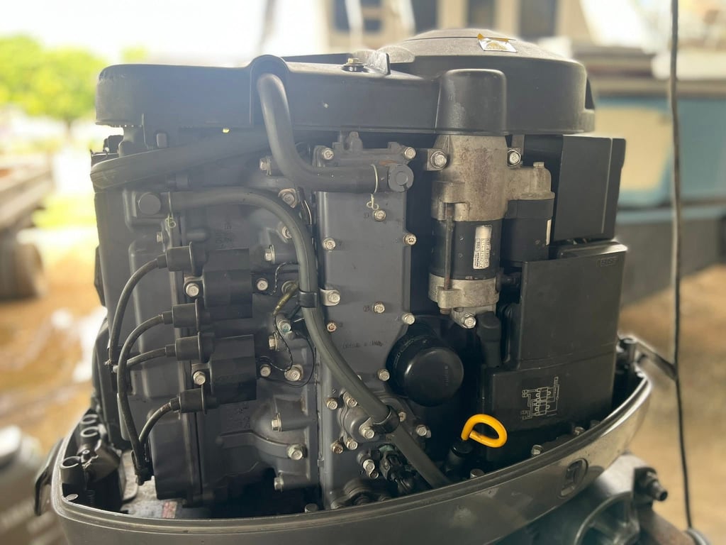 ขาย เครื่อง yamaha outboard four stroke 100 hp เครื่องเช็ค แล้วแน่นๆ เ